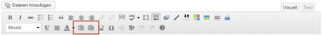 Wordpress Iconleiste